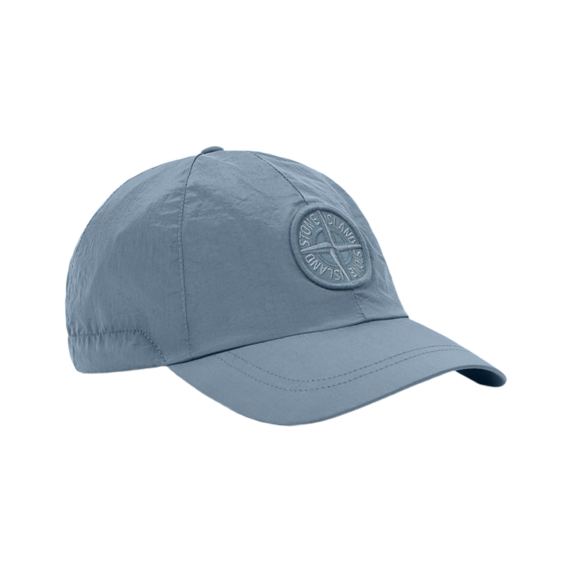 L1S1591000-11S0076-V0024 Stone Island 9100011 Nylon Metal In Econyl Baseball Cap with Compass Embroidery Avio Blue - 26SS
