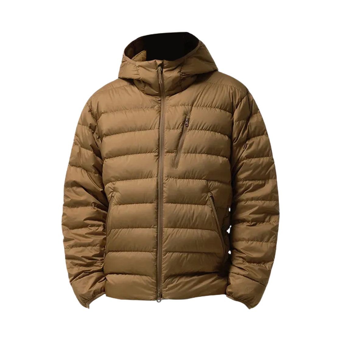 MMDDJAZ01-DT Musinsa Standard City Leisure Hooded Light Down Jacket Desert Brown