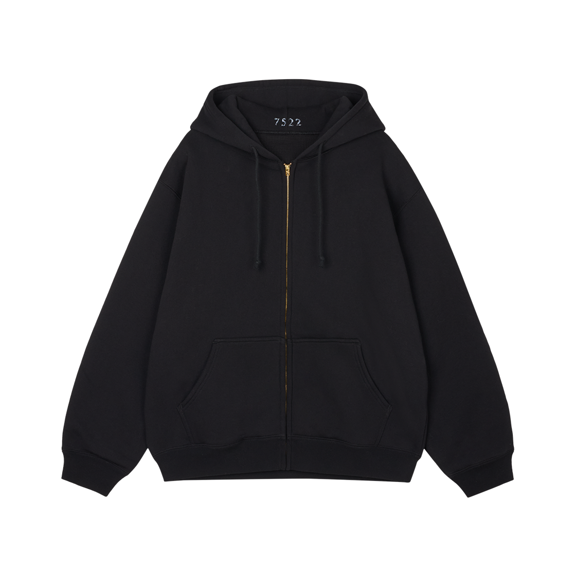 아비렉스 7522 집업 후디 블랙 - 25FW(Avirex 7522 Zipup Hoodie Black - 25FW)