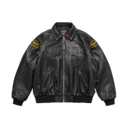 Supreme x Vanson Leathers x B.B. Simon Jacket Black - 25FW