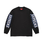 Supreme Intarsia Sleeve L/S Top Black - 25FW