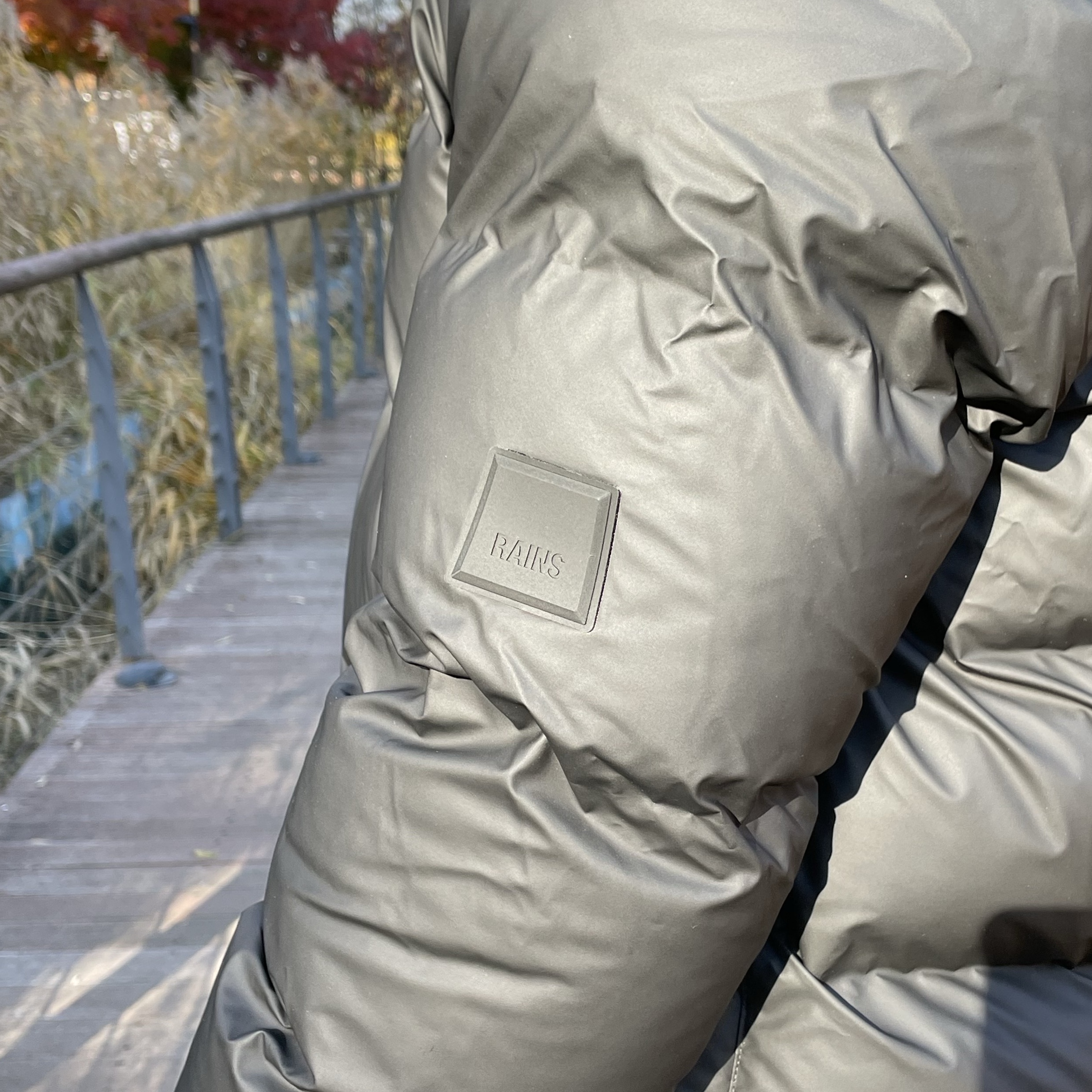 Farfromwhat Far Layered Work Pants Olive 착용 스타일 - 2