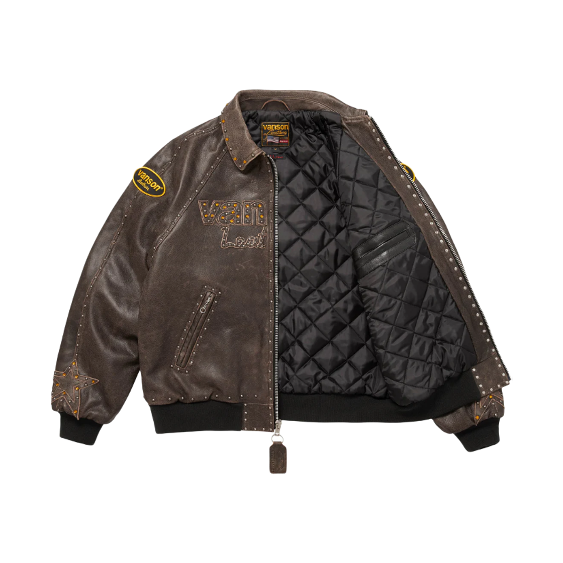 슈프림 x 밴슨 레더스 x B.B. 사이먼 자켓 브라운 - 25FW(Supreme x Vanson Leathers x B.B. Simon Jacket Brown - 25FW) - 2