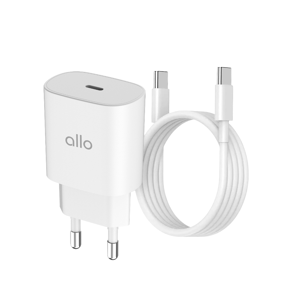 알로코리아 컴팩트 25W C타입 갤럭시 아이폰 초고속충전기 케이블 포함 UC125PPS(AlloKorea Compact 25W C Type Galaxy iPhone Super High Speed Charger Cable UC125PPS)