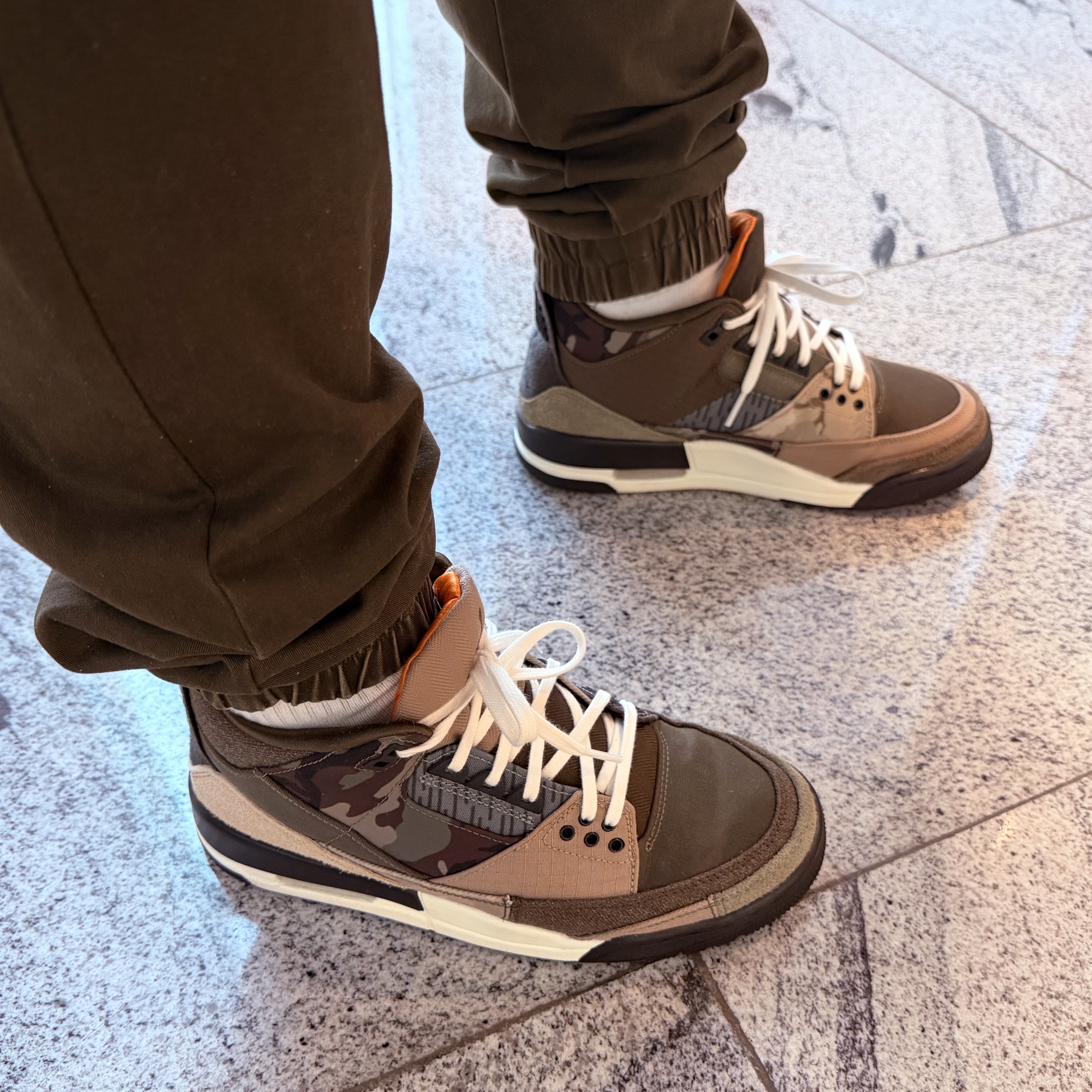 Jordan 3 Retro SE Patchwork 착용 스타일 - 1