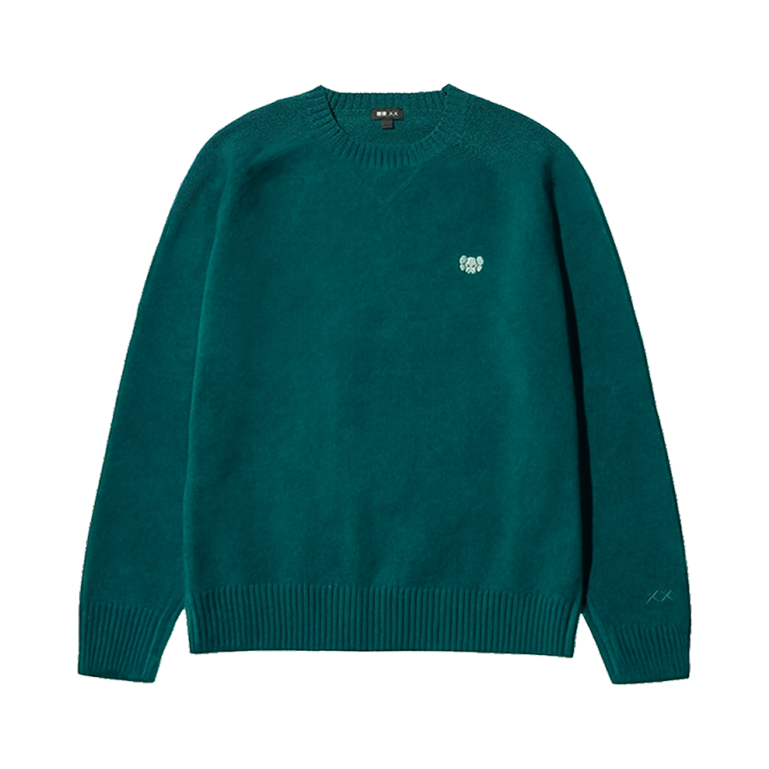 유니클로 x 카우스 램스울 크루넥 스웨터 그린 - KR(Uniqlo x Kaws Lambswool Crewneck Sweater Green - KR) - 1