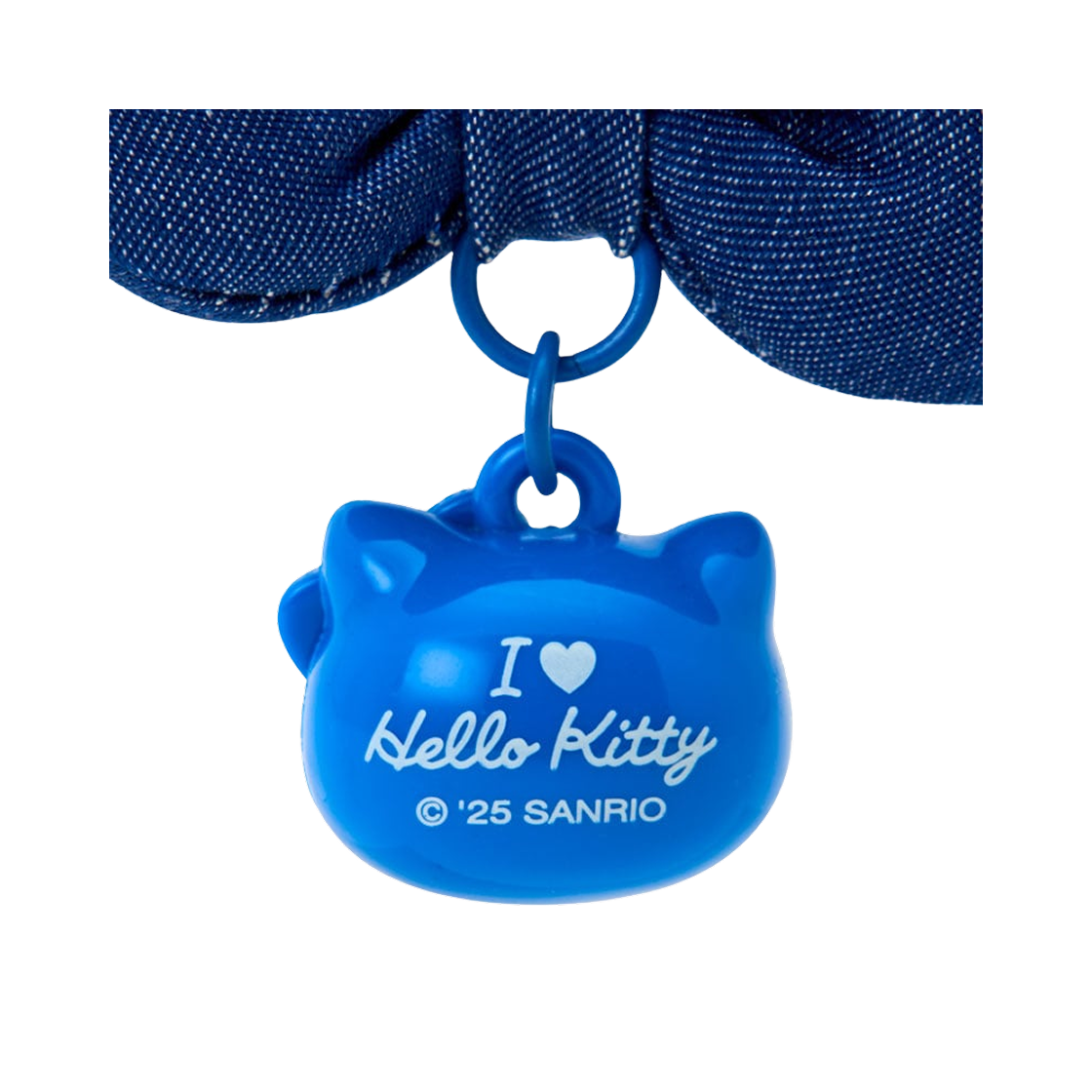 산리오 헬로 키티 아이 러브 헬로 키티 리본 키체인 블루(Sanrio Hello Kitty I Love Hello Kitty Ribbon Keychain Blue) - 2