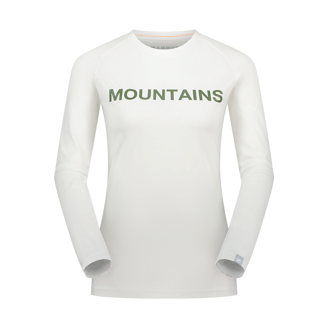 M21D3TR006 MAMMUT QD Logo Print Longsleeve T-shirts AF Women White