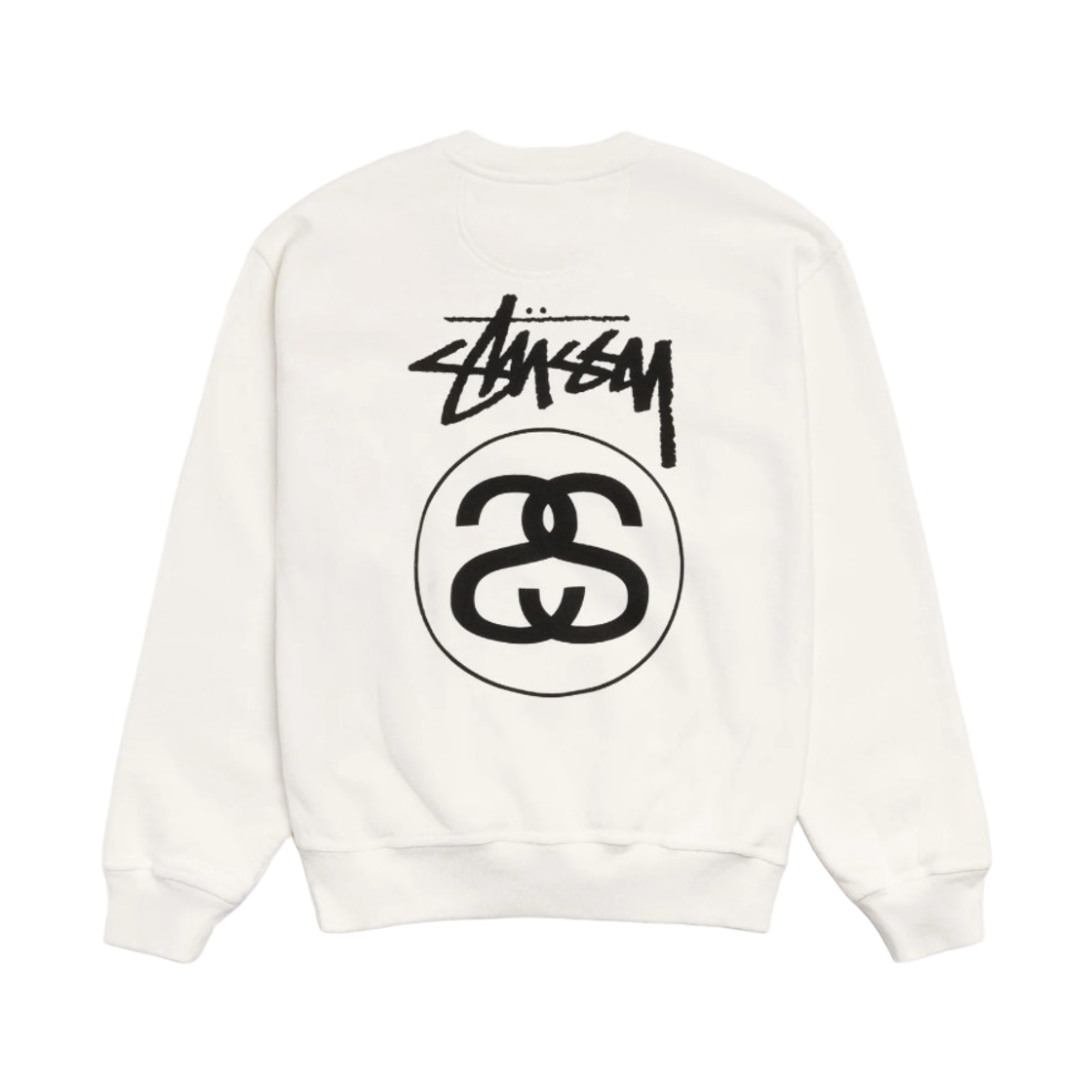 스투시 스탁 링크 크루 피그먼트 다이드 내츄럴