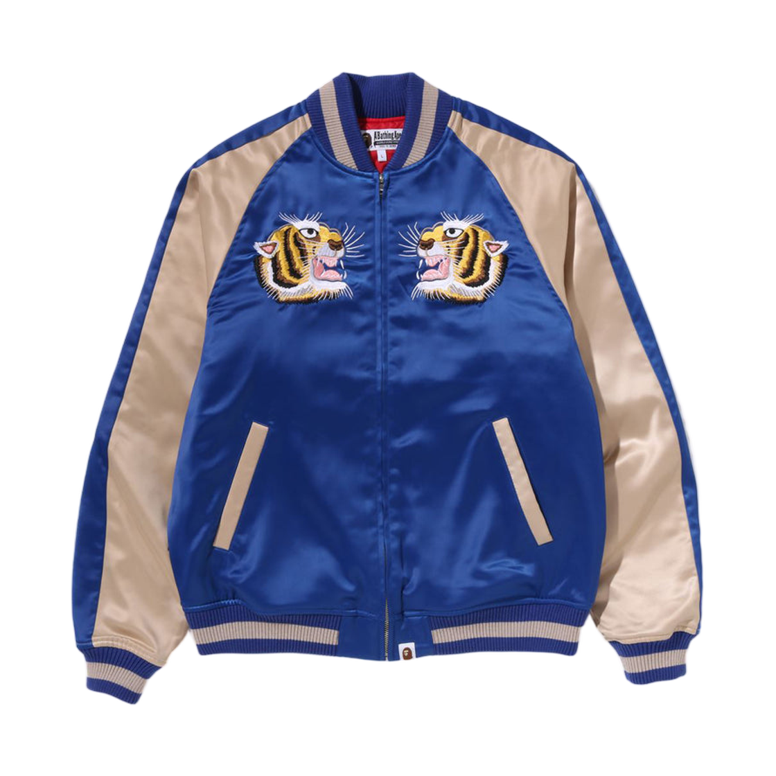 베이프 타이거 수베니어 자켓 블루(BAPE Tiger Souvenir Jacket Blue) - 1