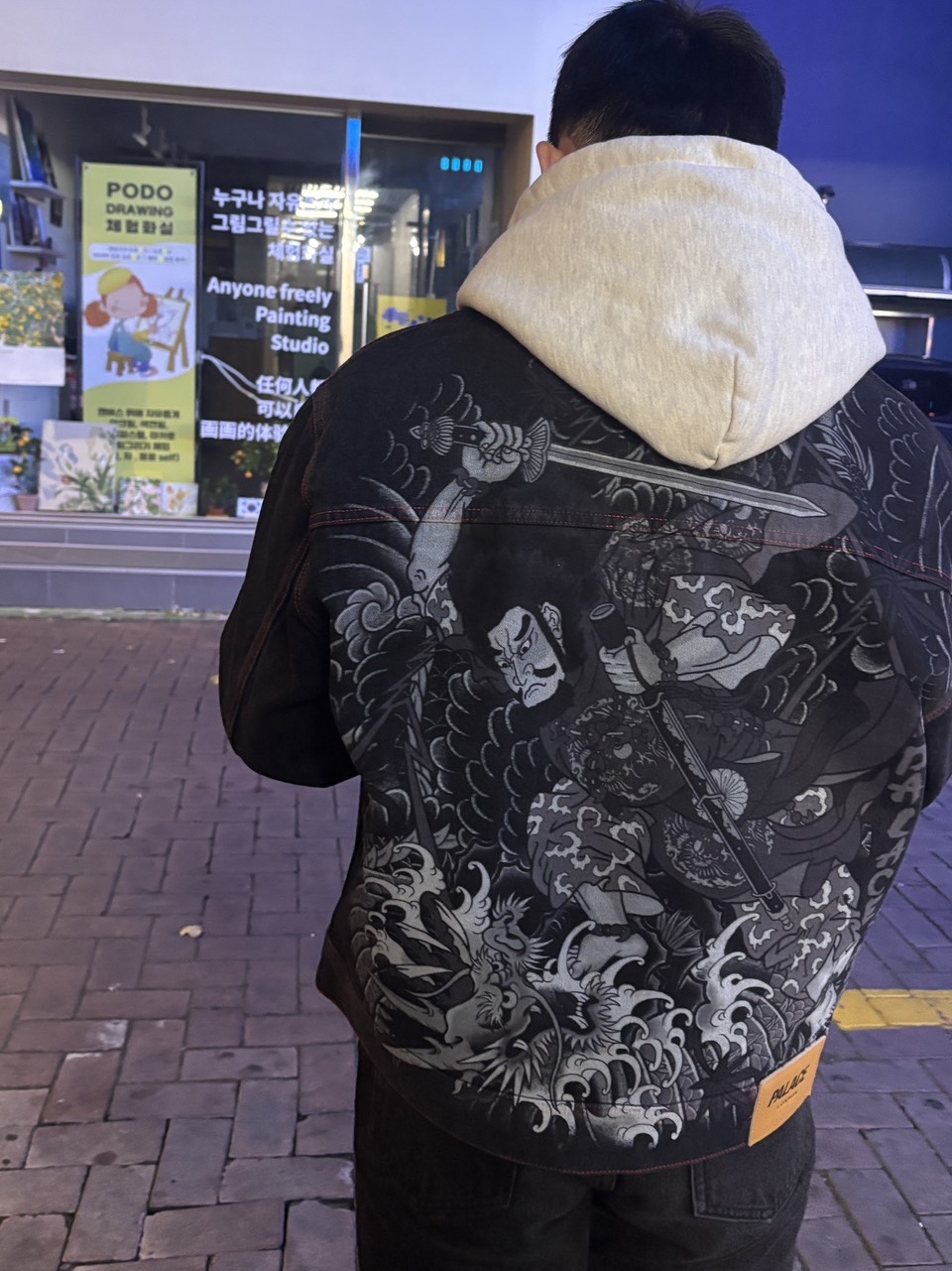 Palace Susanoo Denim Jacket Black - 25FW, Stussy Basic Stussy Pigment Dyed Hoodie Natural 착용 스타일