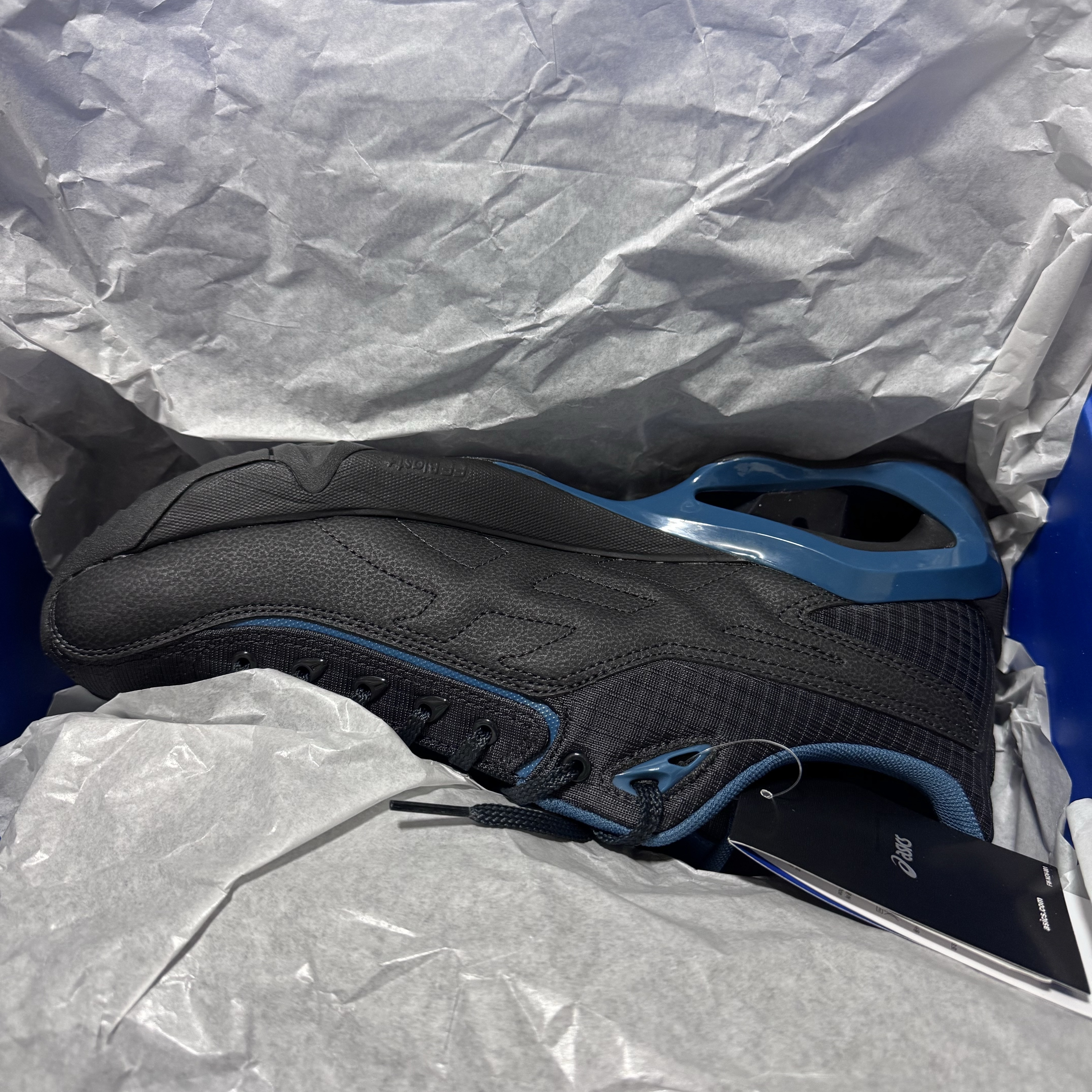 Asics x Kiko Kostadinov Novalis Gel-Teremoa Graphite Grey Teal 착용 스타일 - 1