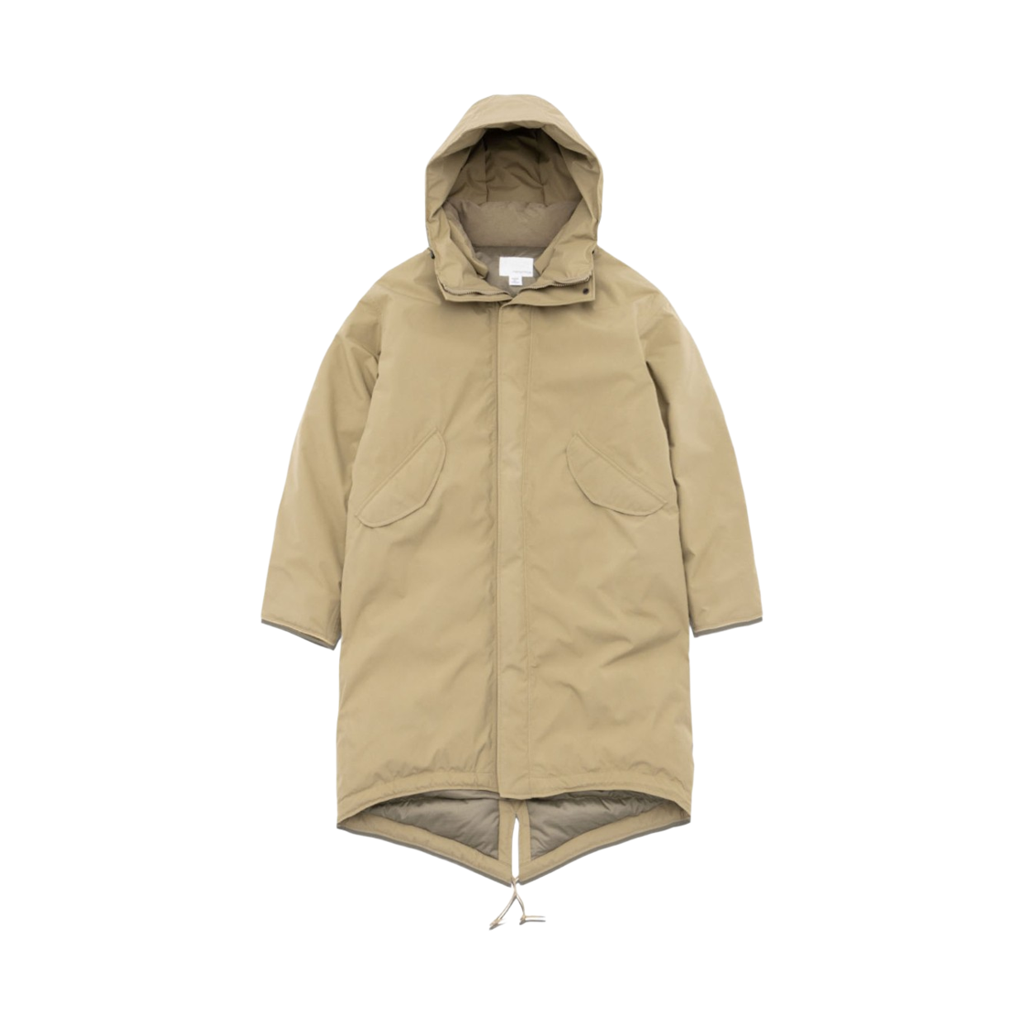 S25FB060 Nanamica Gore-Tex Long Down Coat Khaki Beige