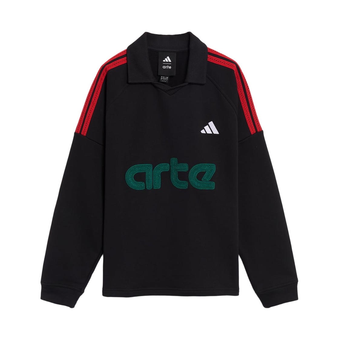아디다스 x 아르테 앤트워프 테리 롱슬리브 저지 블랙 - KR 사이즈(Adidas x Arte Antwerp Terry Long Sleeve Jersey Black - KR Sizing) - 1