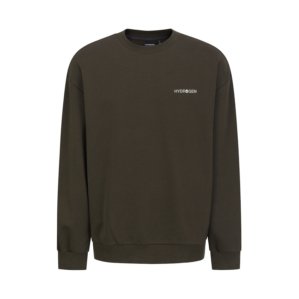 하이드로겐 유니 헤리티지 그래픽 맨투맨 브라운(HYDROGEN Unisex Heritage Graphic Sweatshirt Brown) - 1