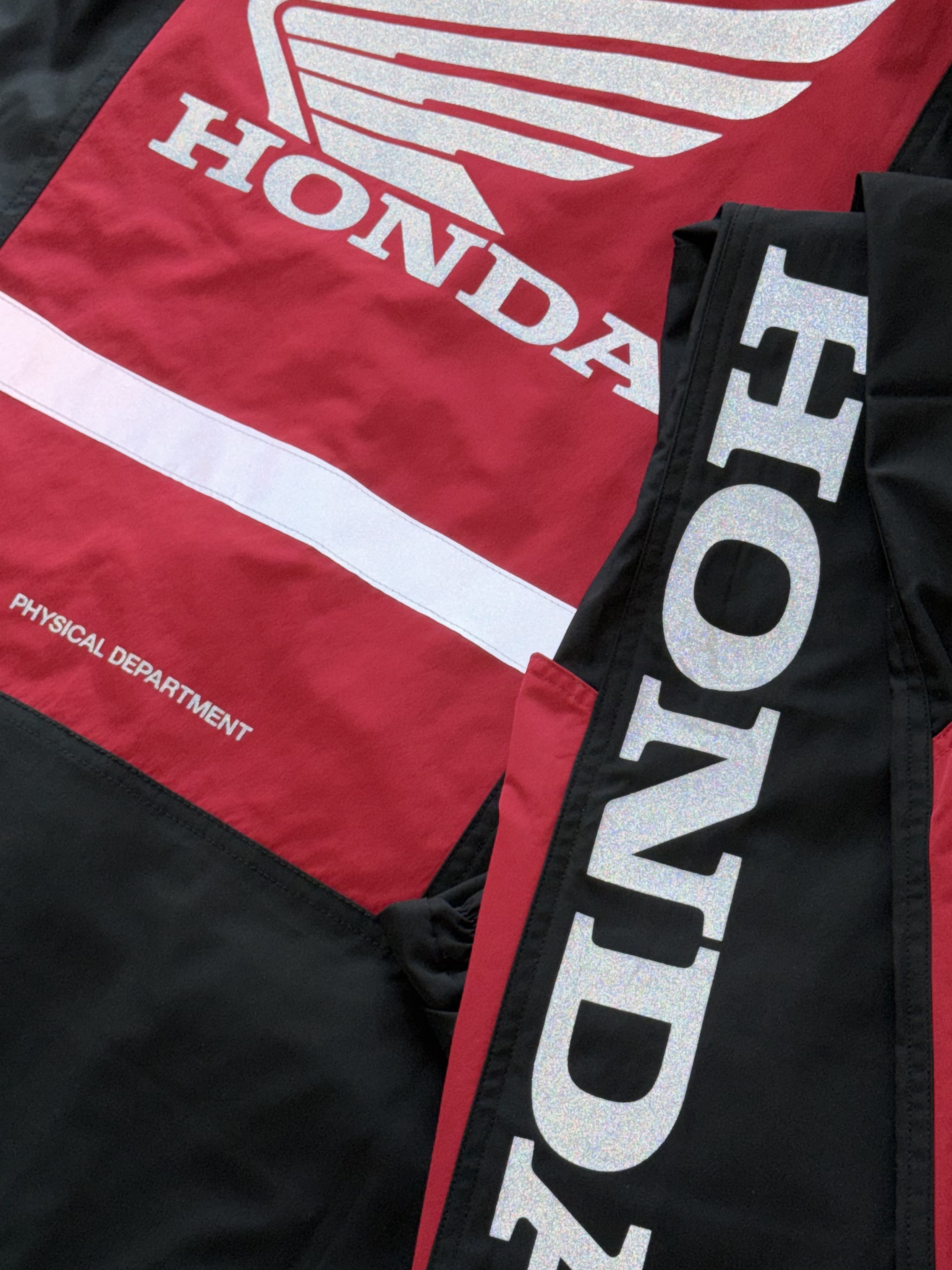 Honda City Rider Reflective Pants Red, Honda City Rider Reflective Jacket Red 착용 스타일 - 2