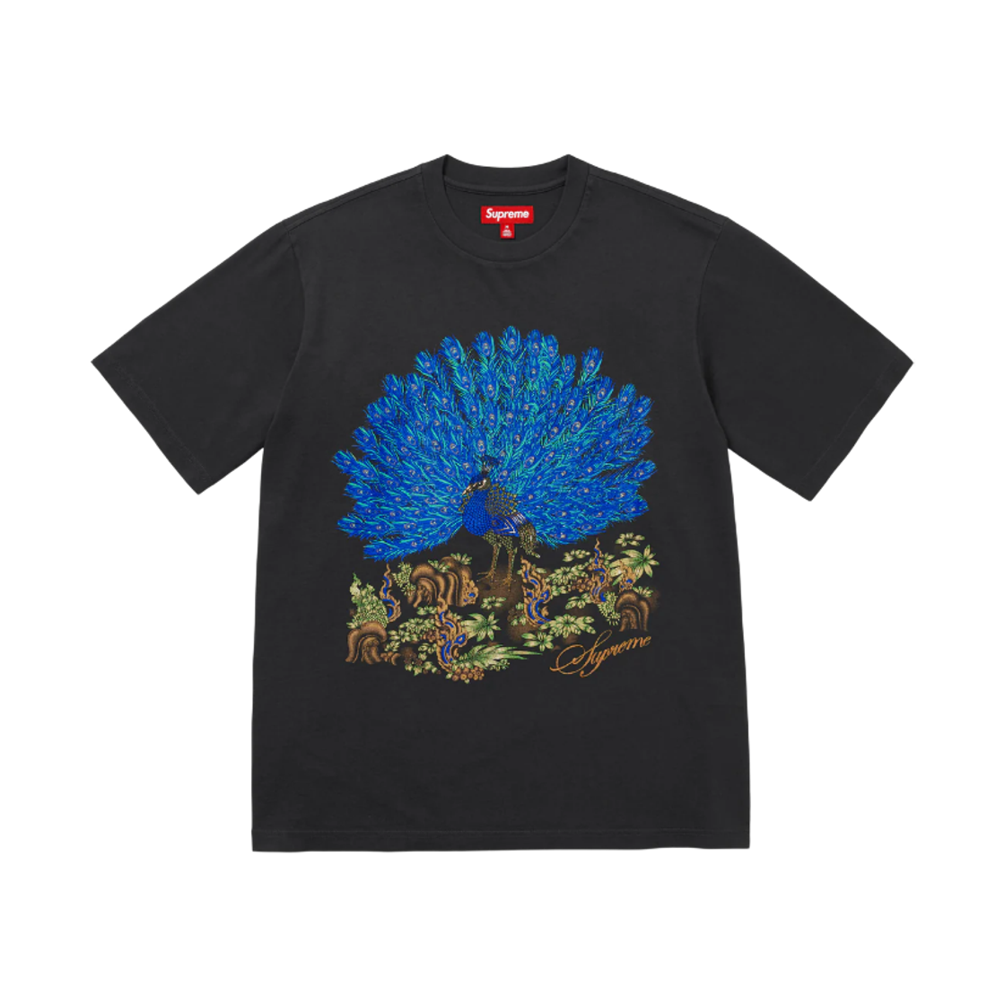 - Supreme Peacock S/S Top Black - 25FW