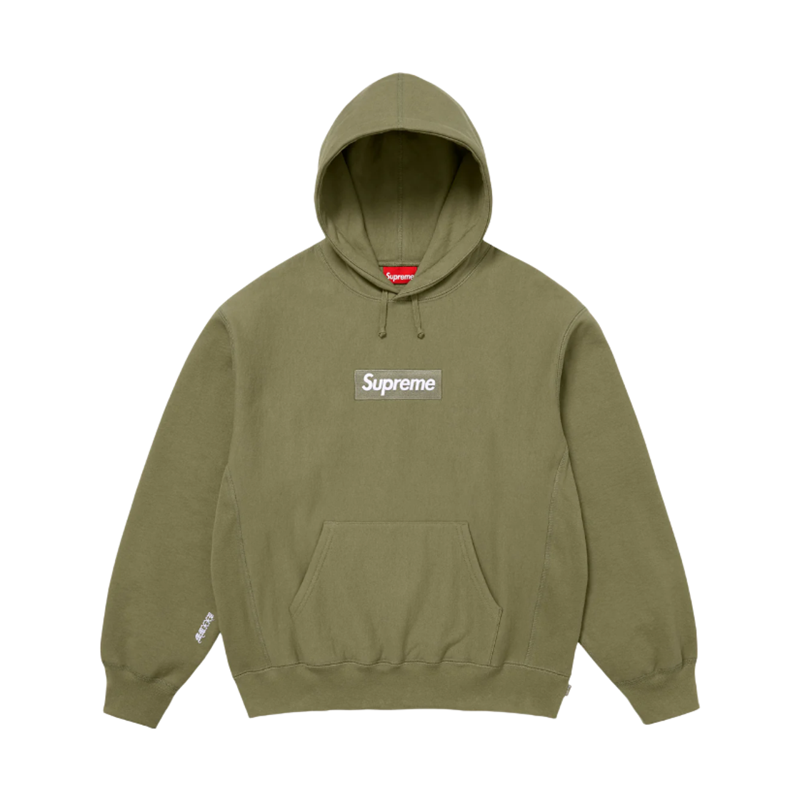 슈프림 박스로고 후드 스웨트셔츠 라이트 올리브 - 25FW(Supreme Box Logo Hooded Sweatshirt Light Olive - 25FW)