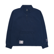 Zara x Champion Quarter-Zip Sweatshirt Navy Blue