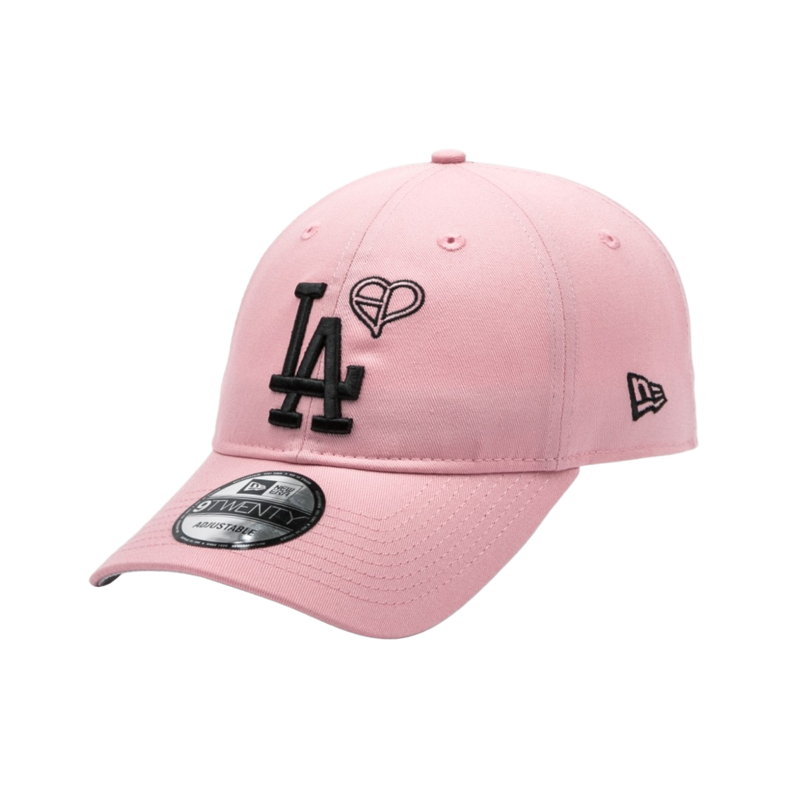 뉴에라 MLB x 블랙핑크 LA 다저스 언스트럭처 볼캡 핑크(New Era MLB x Blackpink LA Dodgers Unstructured Ball Cap Pink)