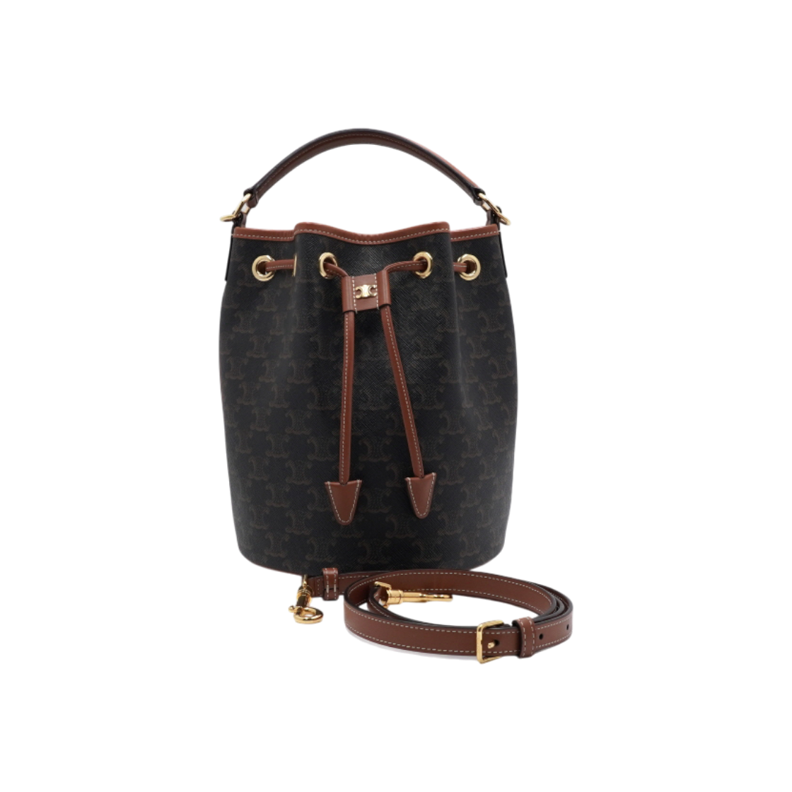 셀린느 116882FQM 트리오페 버킷 드로우스트링 여성 버킷 토트백 겸 숄더백 크로스백aa58507(Celine Triope Bucket Drawstring Tote Bag) - 1