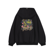 SONGZIO HOMME Angel Homer Hood Zip Up Black