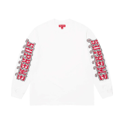 Supreme Intarsia Sleeve L/S Top White - 25FW