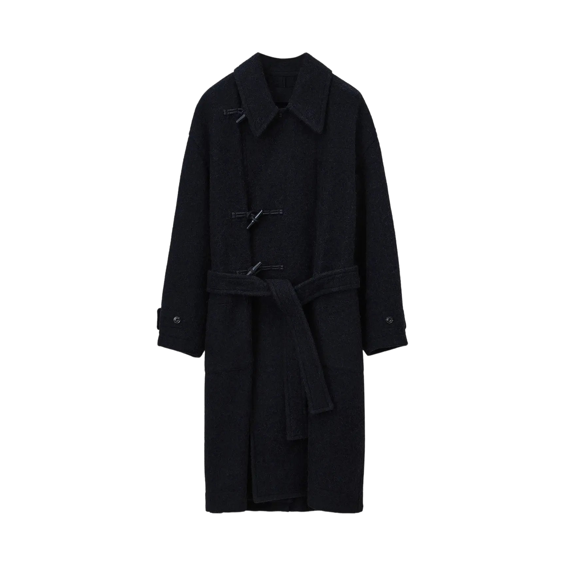 (W) 르메르 더플 코트 블랙((W) Lemaire Duffle Coat Black)
