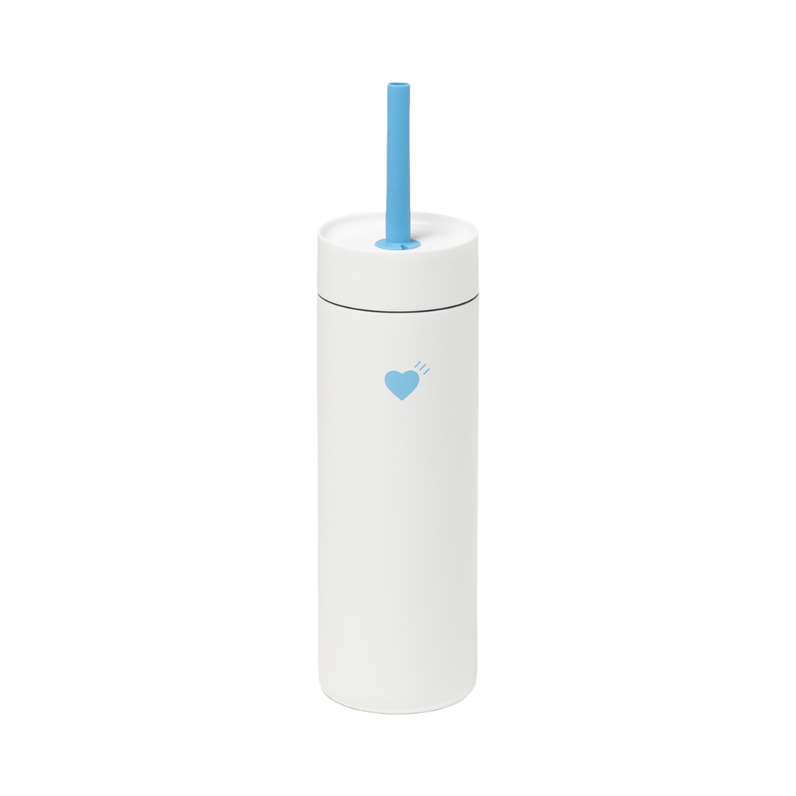 휴먼 메이드 x 블루 보틀 커피 시퍼 스트로우 보틀 화이트(Human Made x Blue Bottle Coffee Sipper Straw Bottle White)