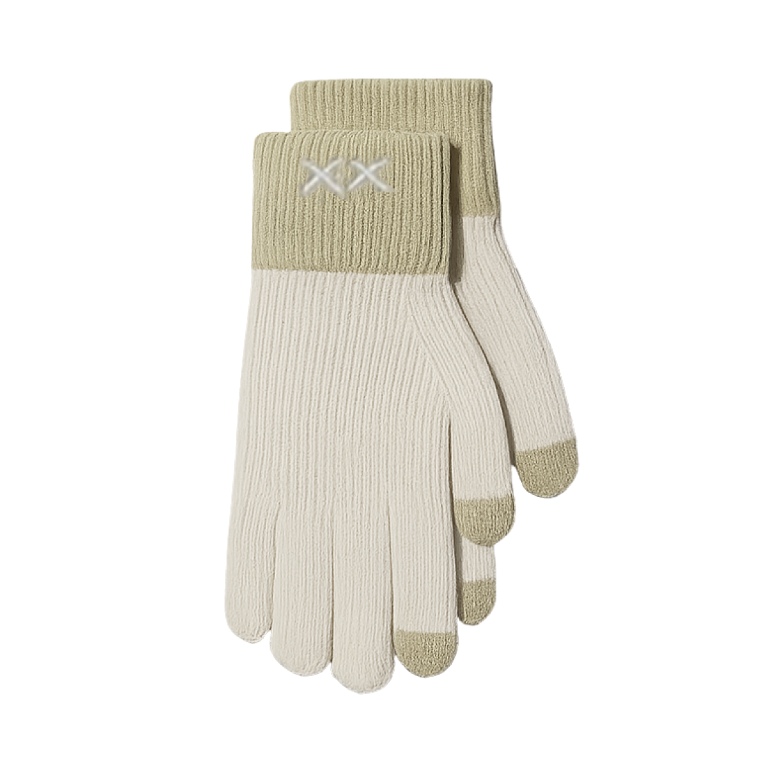 유니클로 x 카우스 히트텍 니트 글러브 오프 화이트(Uniqlo x Kaws Heattech Knit Gloves Off White)