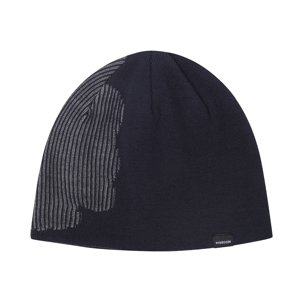 H31D6CP907 HYDROGEN Skullface Beanie Navy