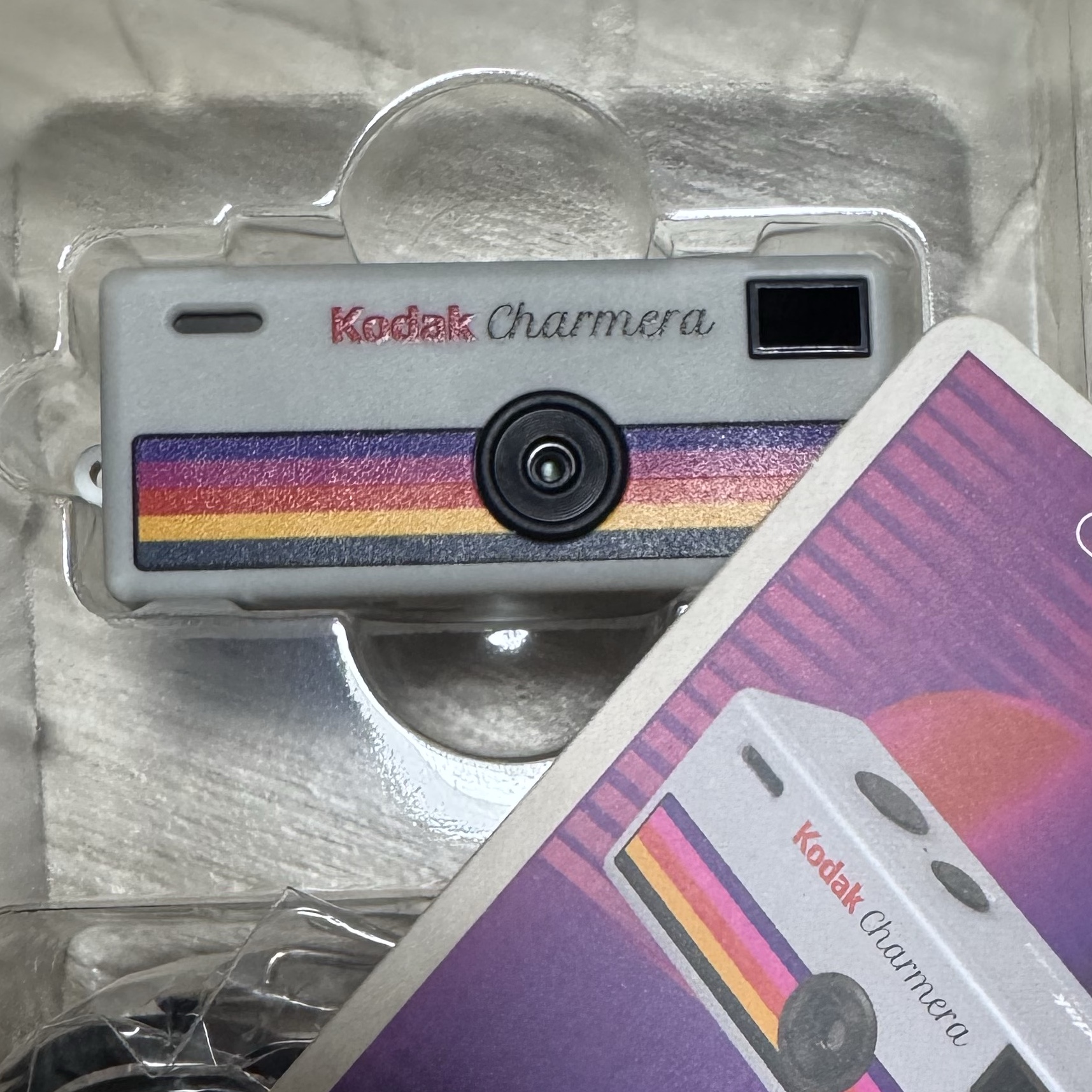 Kodak Charmera Key Chain Film Camera Sealed Case (1 Blind Box), Kodak Charmera Key Chain Film Camera Sealed Case Whole Set (6 Blind Box/Korean Ver.) 착용 스타일