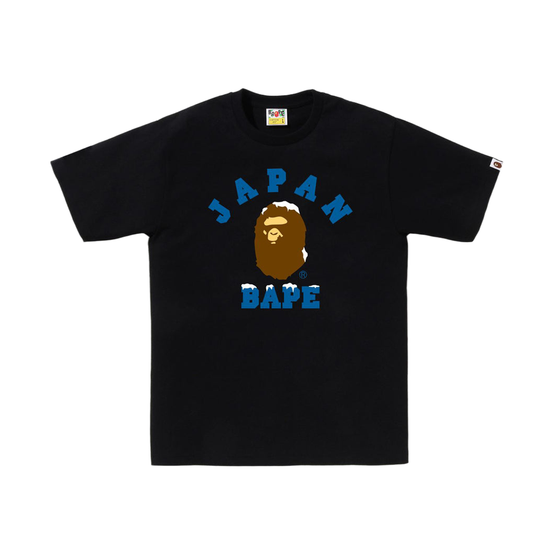 베이프 재팬 시티 컬리지 티셔츠 블랙(BAPE Japan City College T-Shirt Black)