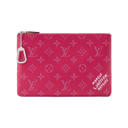 Louis Vuitton Monogram Heritage Key Pouch M Pondichery Pink