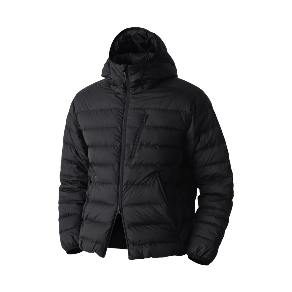 MMDDJAZ01-BK Musinsa Standard City Leisure Hooded Light Down Jacket Black
