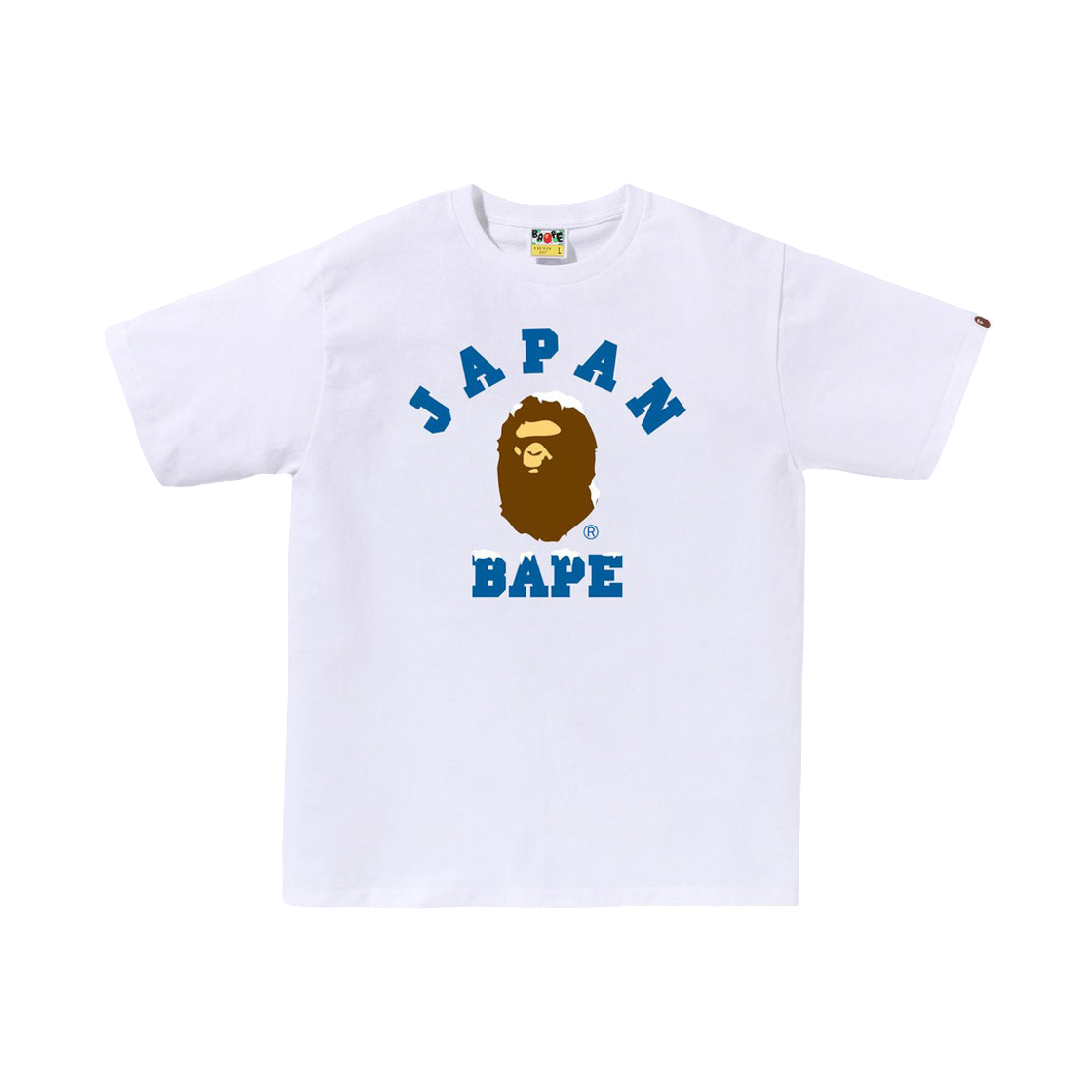 베이프 재팬 시티 컬리지 티셔츠 화이트(BAPE Japan City College T-Shirt White)