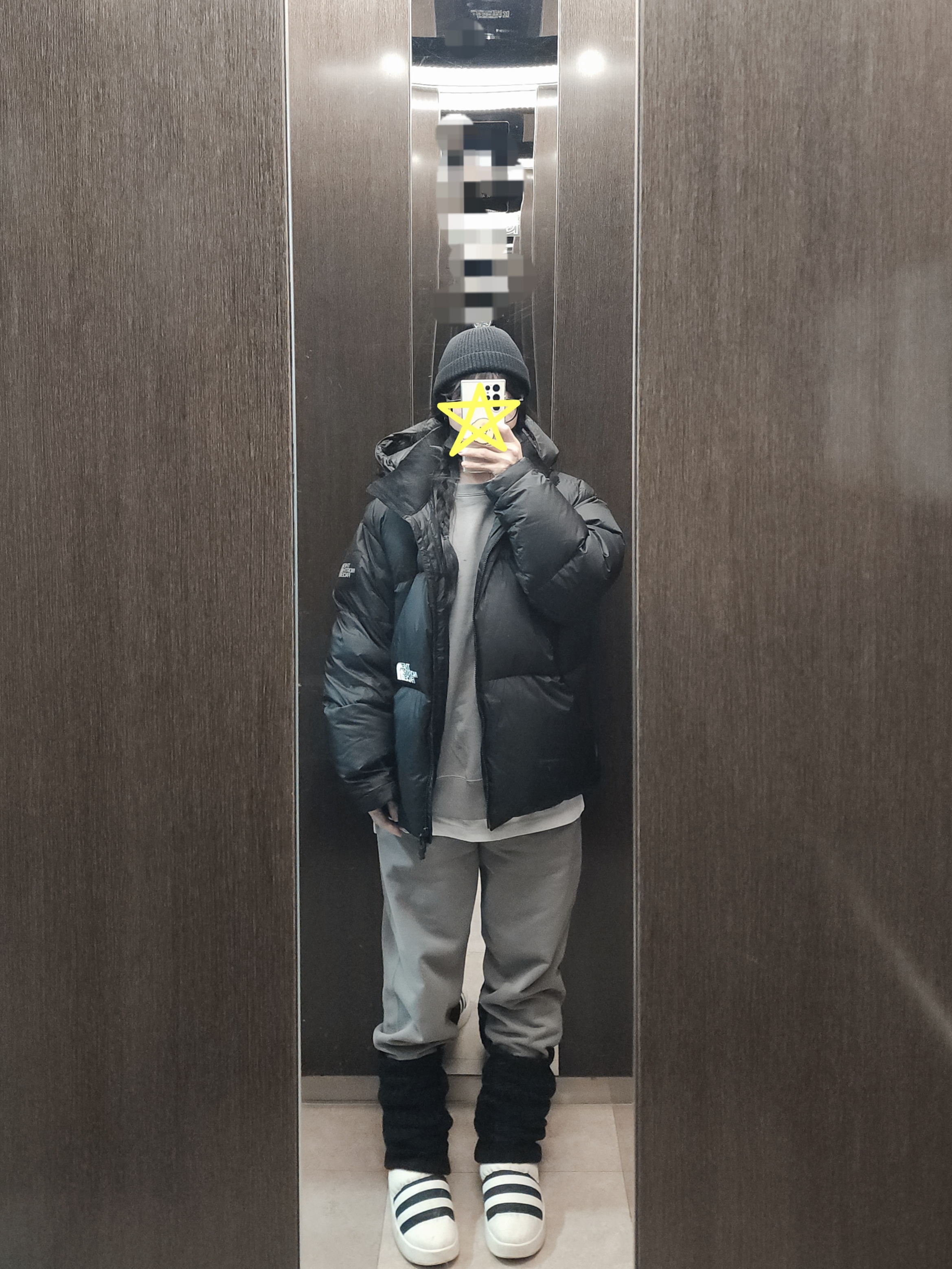 Nike Solo Swoosh French Terry Pants Flat Pewter - Asia, Nike Solo Swoosh French Terry Crew Flat Pewter - Asia 착용 스타일 - 2