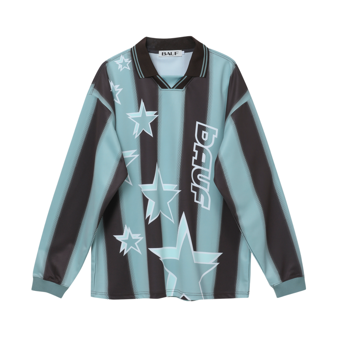BFT-23FW-U-BLK-052 BAUF B Star Stripe Uniform Football Jersey Mint