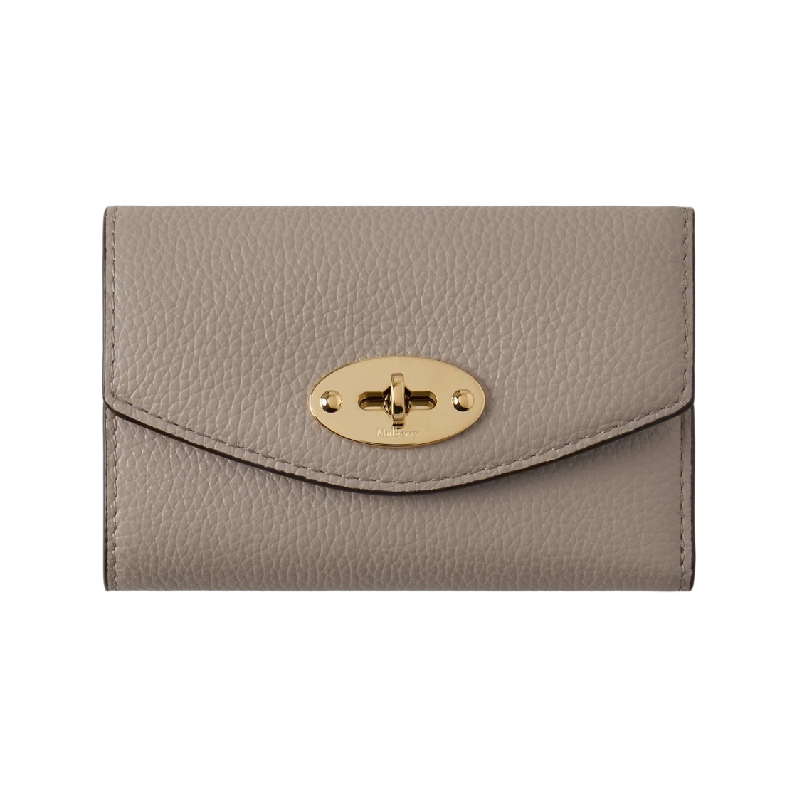 RL6665-205F924 Mulberry Small Classic Grain Darely Folded Multi Card Wallet Cashmere Taupe