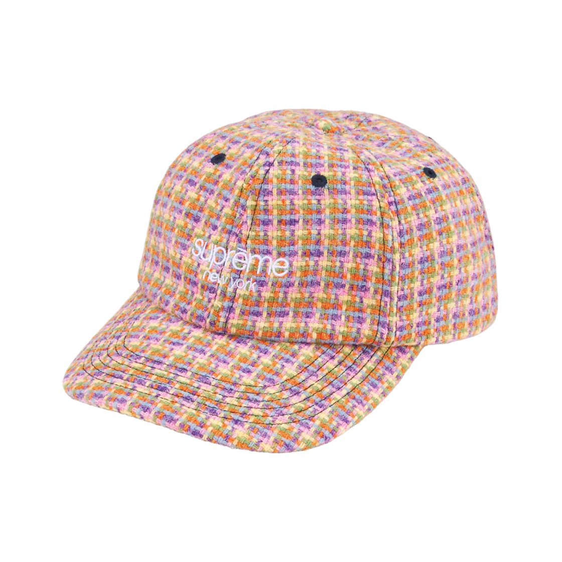 슈프림 해리스 트위드 6-패널 옐로우 - 25FW(Supreme Harris Tweed 6-Panel Yellow - 25FW) - 1