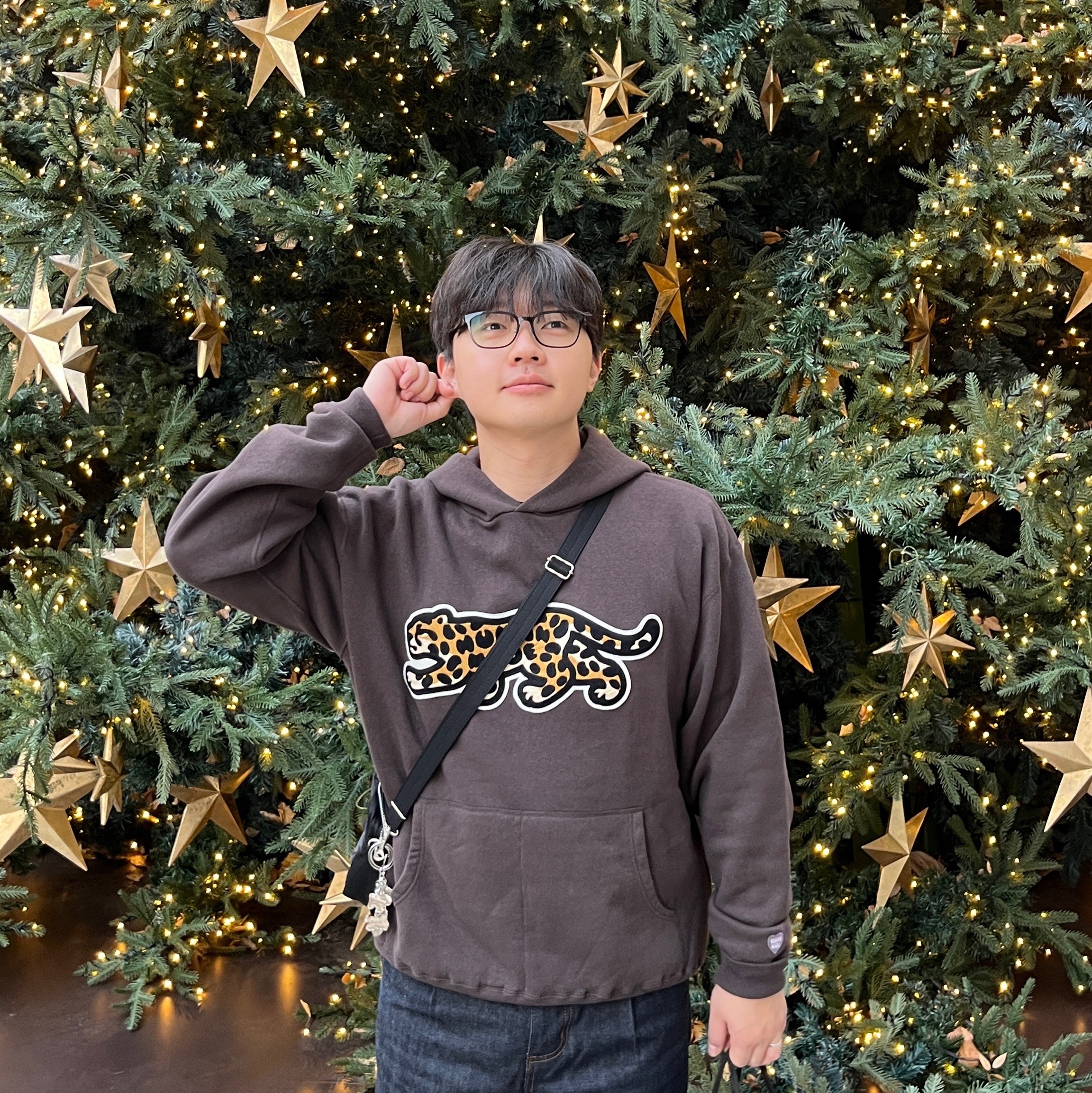 Human Made Tsuriami Hoodie Black - Apgujeong Store Exclusive 착용 스타일