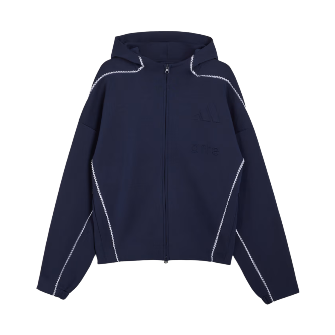 아디다스 x 아르테 앤트워프 Z.N.E. 풀집 트랙탑 레전드 잉크 화이트 - KR 사이즈(Adidas x Arte Antwerp Z.N.E. Full-Zip Track Top Legend Ink White - KR Sizing)
