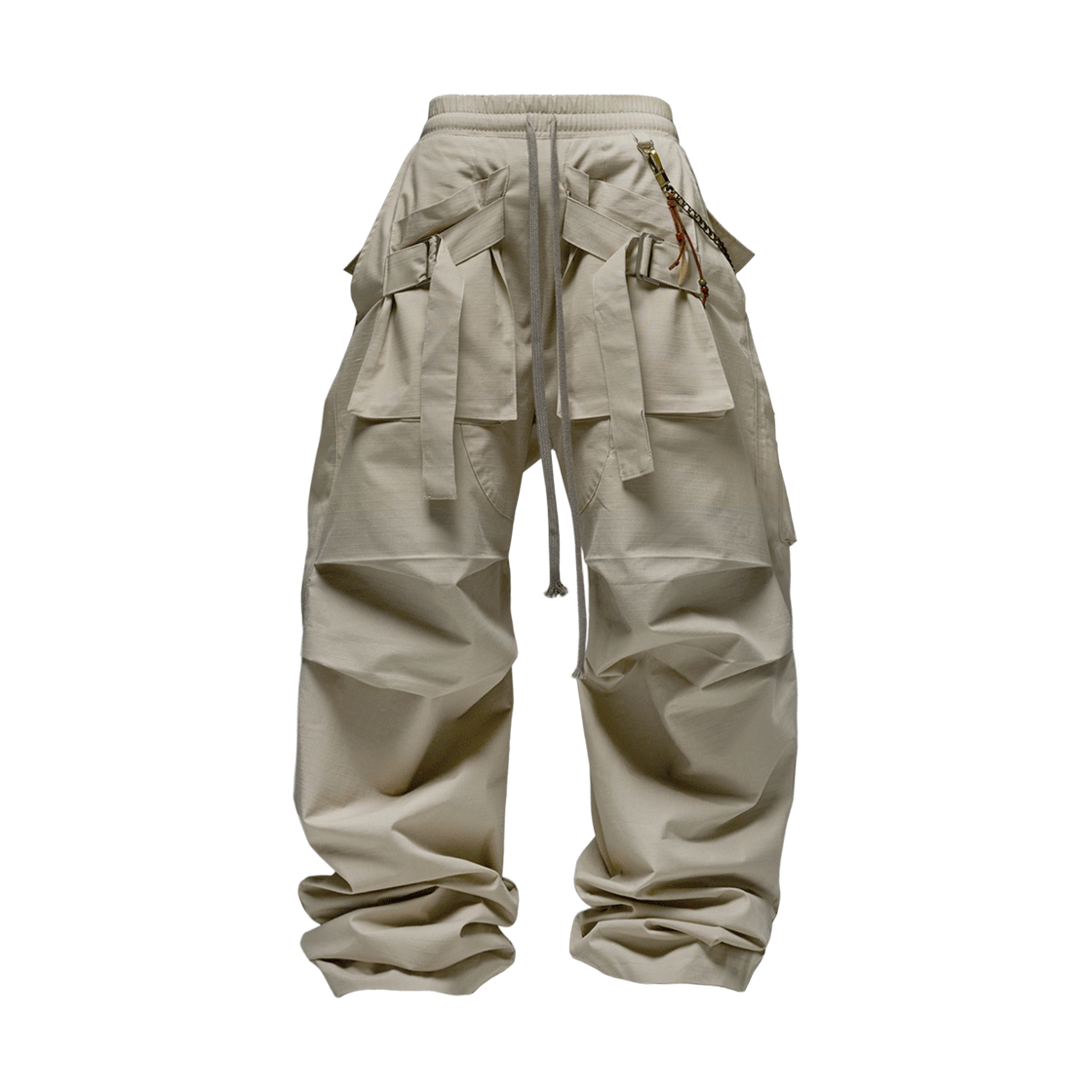 왑웍스 와이드 세이프티 카고 팬츠 베이지(Wapworks Wide Safety Cargo Pants Beige)