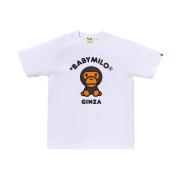 BAPE Baby Milo T-Shirt #1 White - Ginza Store Exclusive