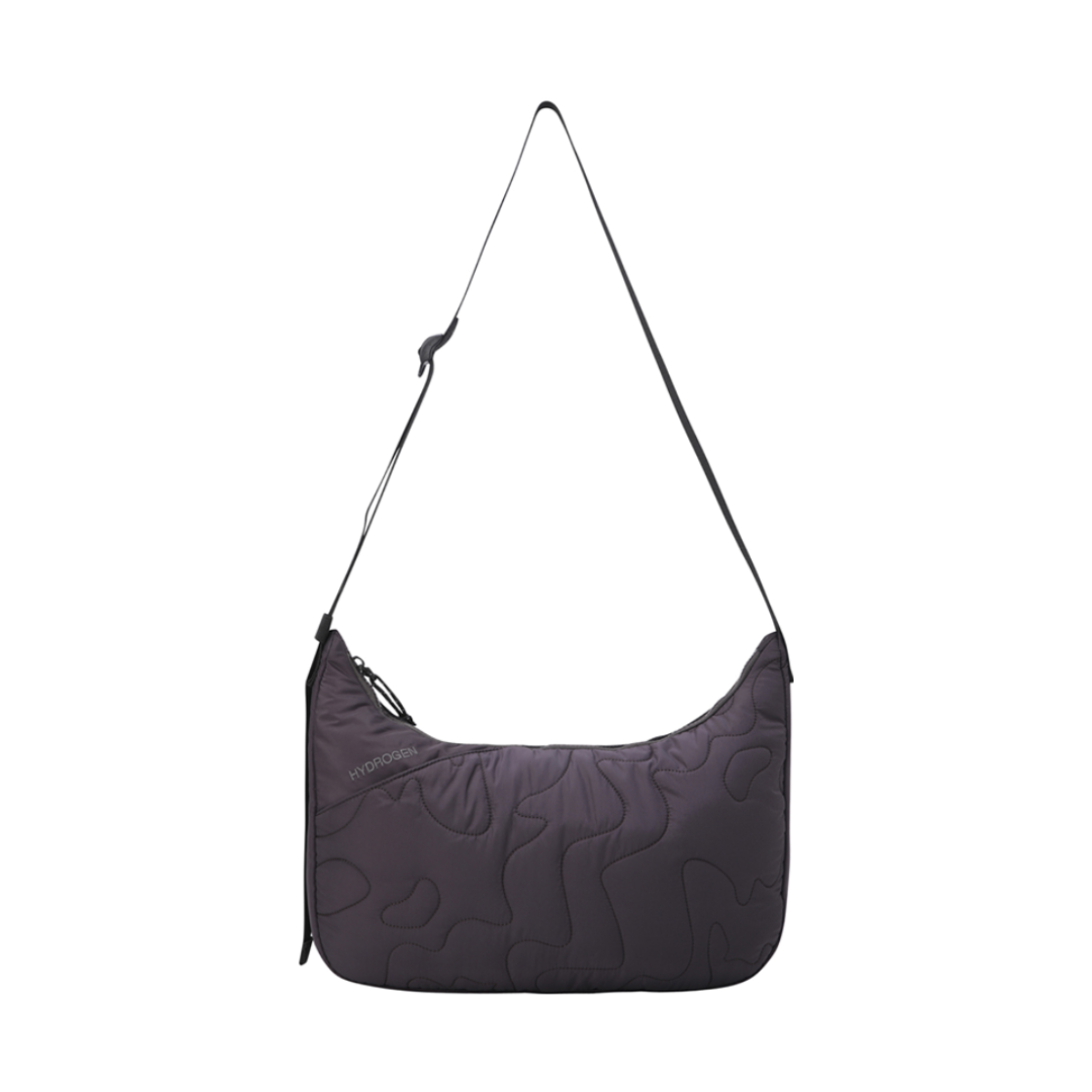 H31D6BG901 HYDROGEN Contour Line Quilting Bag S Brown