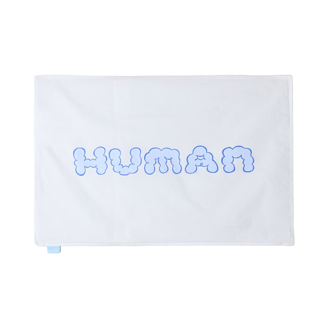 SPAWG11U08 Spao x 999Humanity Fluffy Graphic Pillow Cover Blue