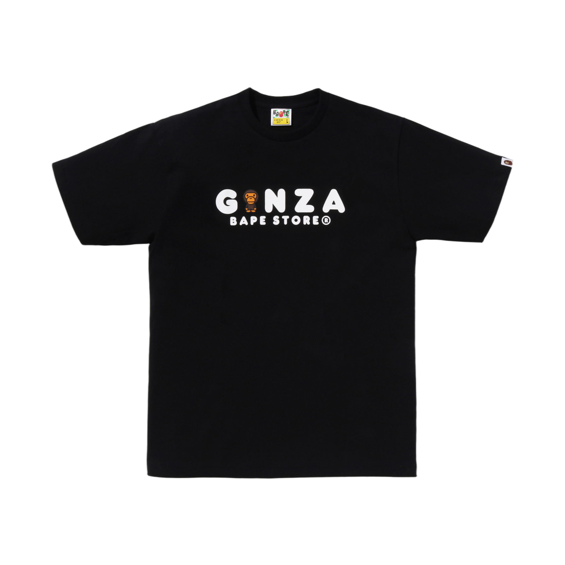 베이프 베이비 마일로 티셔츠 #2 블랙 - 긴자 스토어 한정