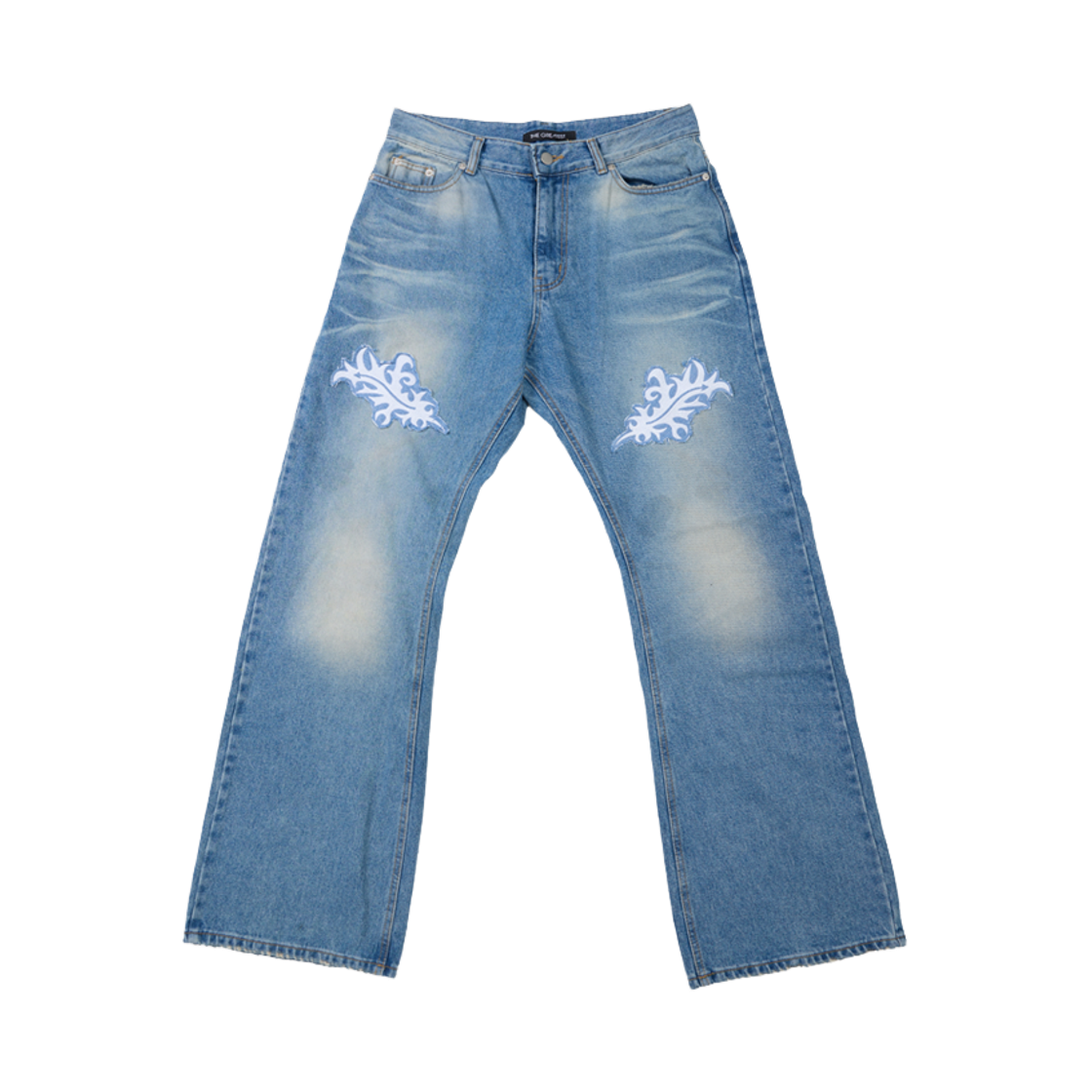 GT25FW12 THE GREATEST Western Patch Denim Pants