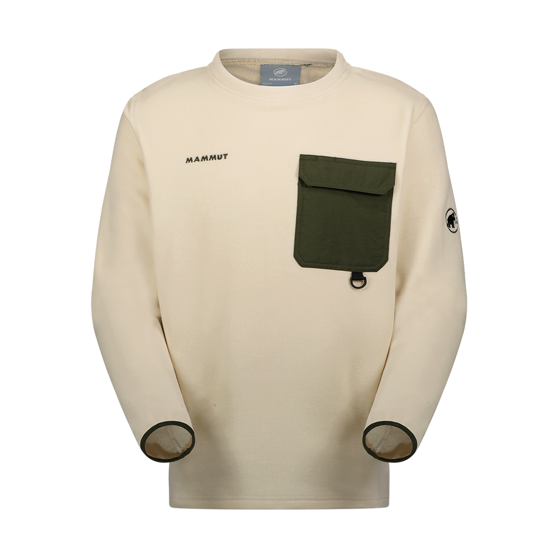 M11D3FM002 MAMMUT Moonstone Hybrid ML Crew Neck AF Ivory