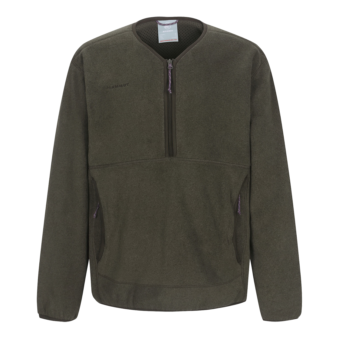M31D3FT103 MAMMUT Pollux ML Fleece Half Jackets Brown